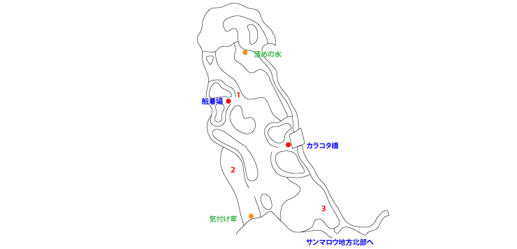 べレンの岸辺マップ
