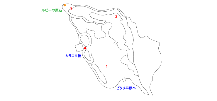 カラコタ地方マップ
