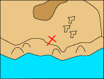 グビアナ砂漠宝の地図3