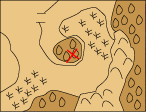 エルマニオン雪原宝の地図2