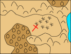 エルマニオン雪原宝の地図4