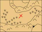 竜のあぎと地方宝の地図1