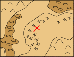 竜のあぎと地方宝の地図2